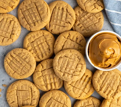 easy peanut butter cookies easy peanut butter cookies