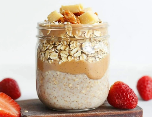 overnight oats with peanut butter overnight oats with peanut butter