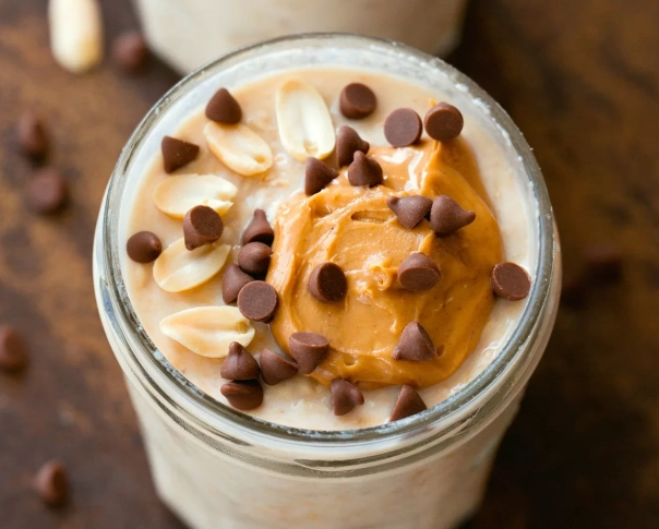overnight oats with peanut butter overnight oats with peanut butter