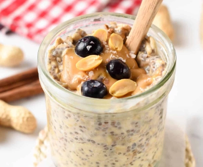 overnight oats with peanut butter overnight oats with peanut butter