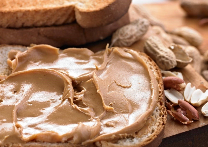 high fiber peanut butter