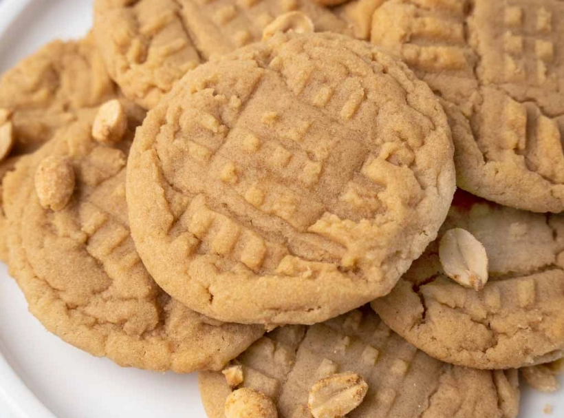 3 ingredient peanut butter cookies