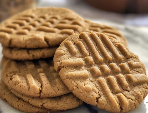 double peanut butter cookies