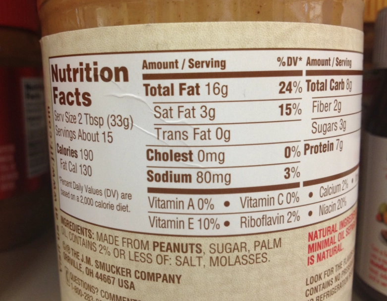 healthy peanut butter