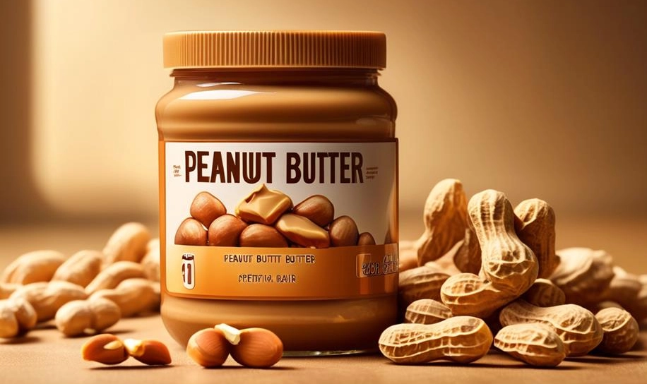 fiber in peanut butter