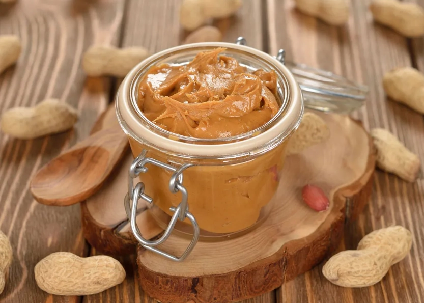 high fiber peanut butter