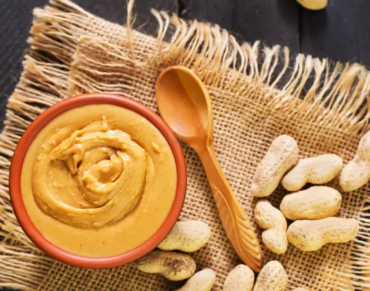 high fiber peanut butter