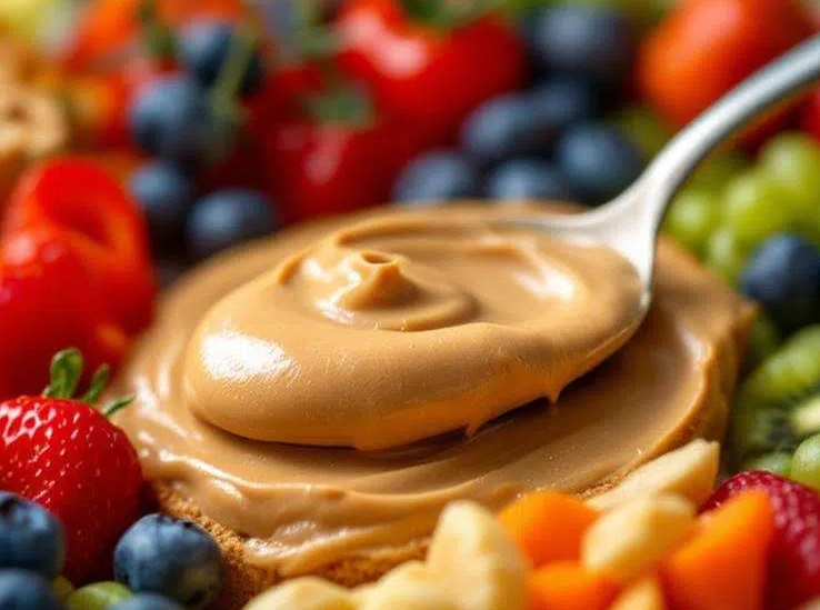 how much fiber is in peanut butter