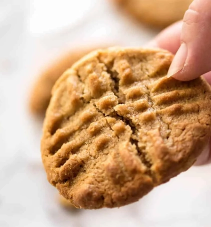 3 ingredient peanut butter cookies