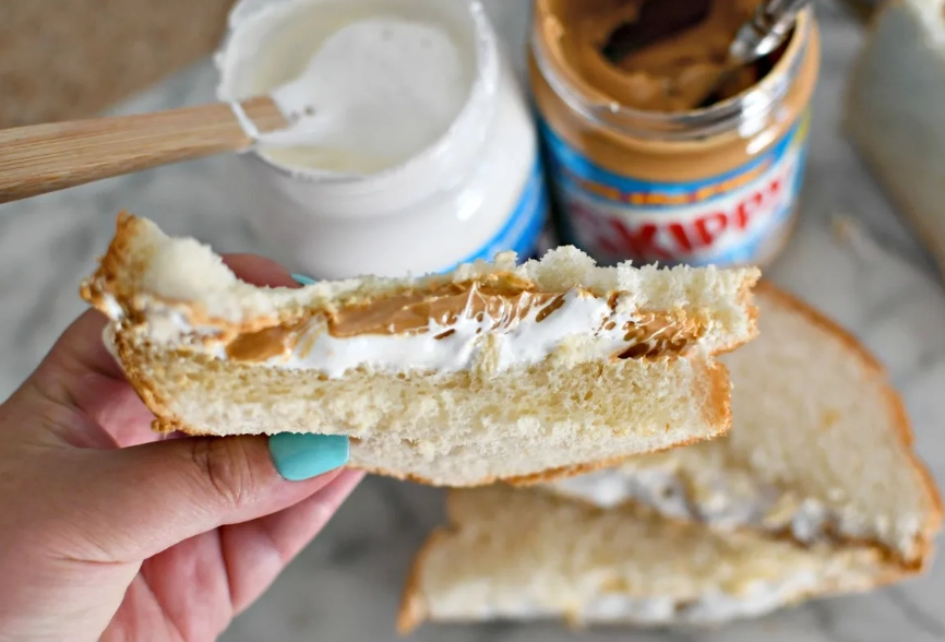 peanut butter and marshmallow fluff