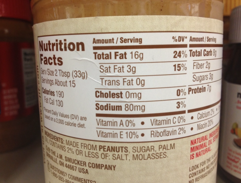 healthy peanut butter