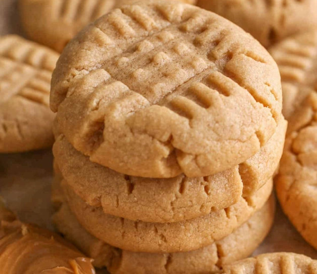 3 ingredient peanut butter cookies