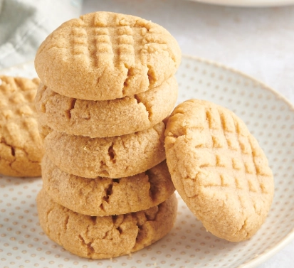 3 ingredient peanut butter cookies